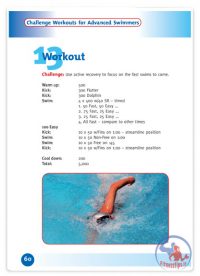 کتاب تمرینات شنای رقابتی با برنامه تمرینی پیشرفته