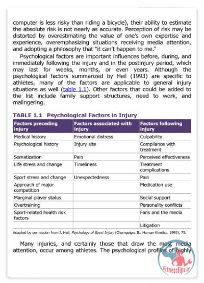 کتاب بیومکانیک آسیب ورزشی